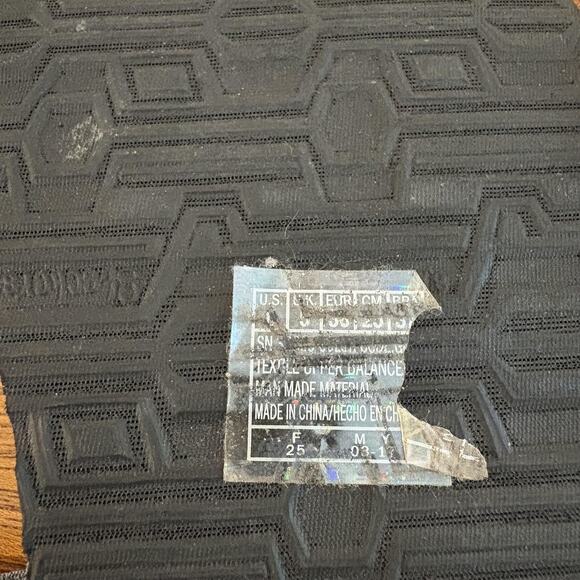 Skechers Sandals Womens Size 8 Gray Black Yoga Foam Fabric Strap Thong Wrap - Picture 7 of 9